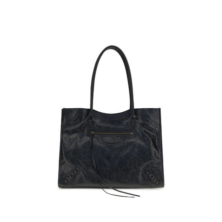 Sac bandoulière Balenciaga en agneau noir Ovis Aries Aries