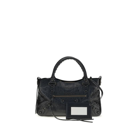 Balenciaga Black Leather Shoulder Bag