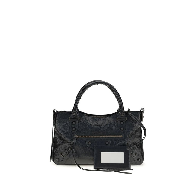 Balenciaga Black Leather Shoulder Bag