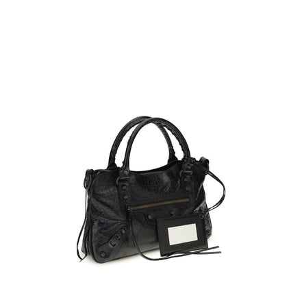 Balenciaga Black Leather Shoulder Bag