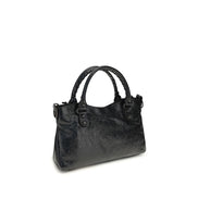 Balenciaga Black Leather Shoulder Bag
