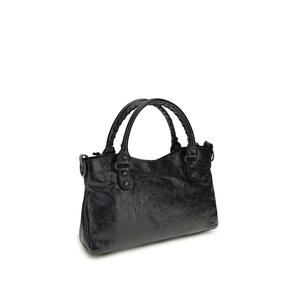 Balenciaga Black Leather Shoulder Bag