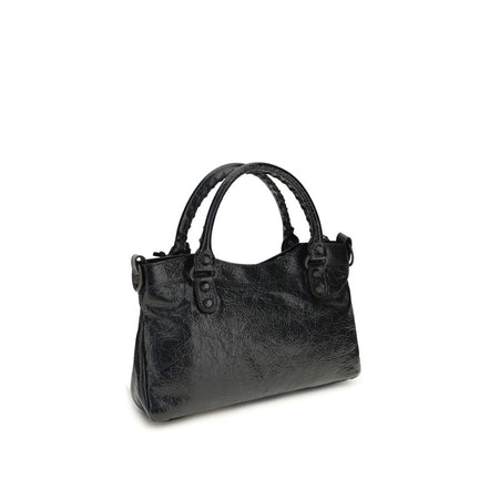 Balenciaga Black Leather Shoulder Bag