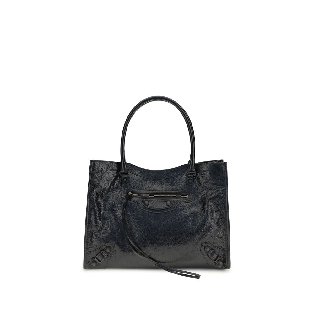 Sac bandoulière Balenciaga en agneau noir Ovis Aries Aries
