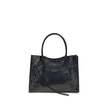 Sac bandoulière Balenciaga en agneau noir Ovis Aries Aries