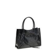 Sac bandoulière Balenciaga en agneau noir Ovis Aries Aries