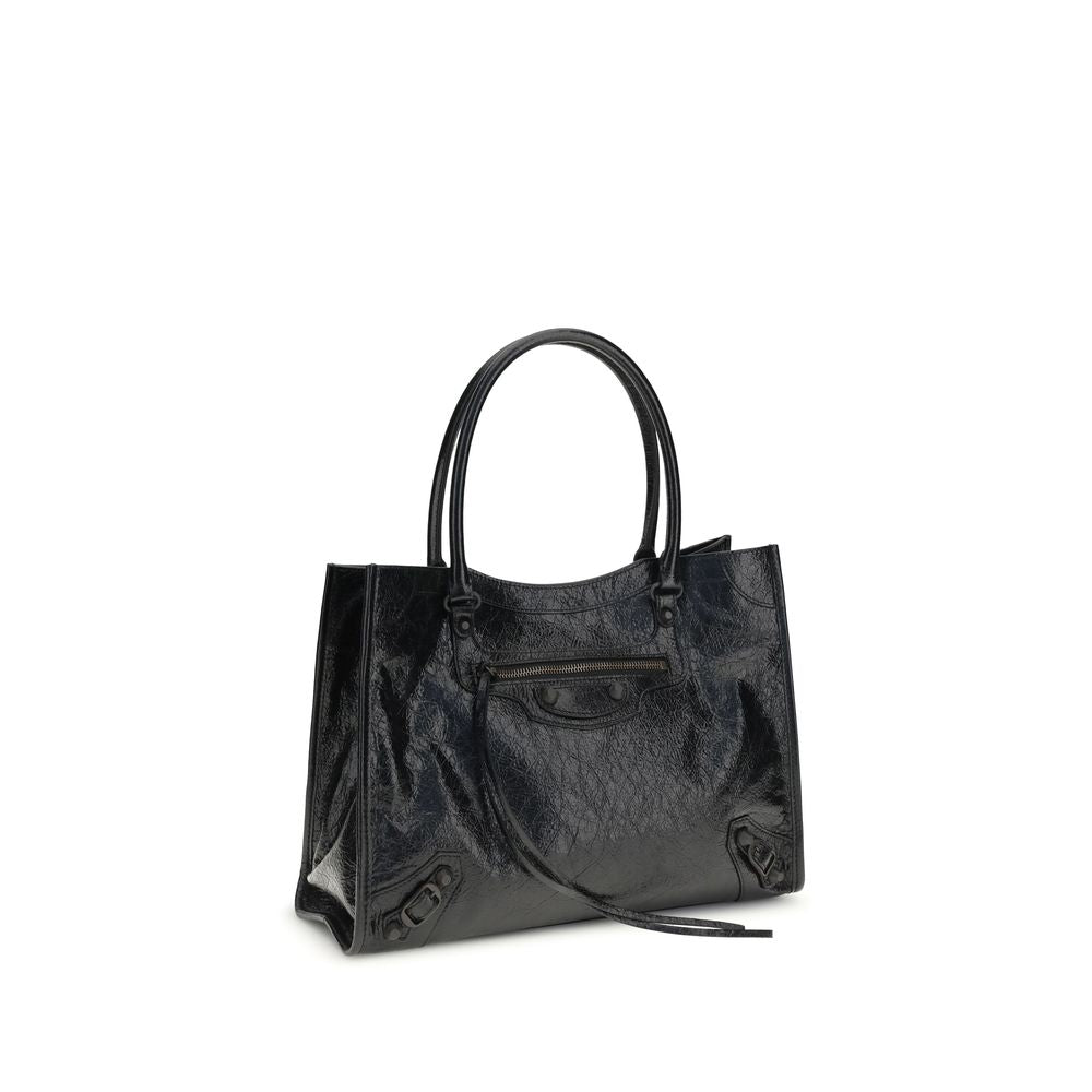 Sac bandoulière Balenciaga en agneau noir Ovis Aries Aries
