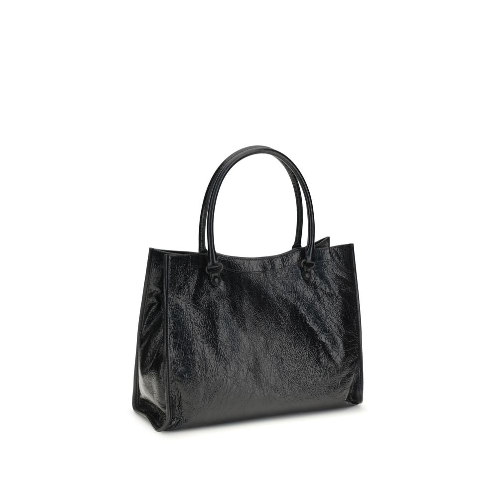 Sac bandoulière Balenciaga en agneau noir Ovis Aries Aries