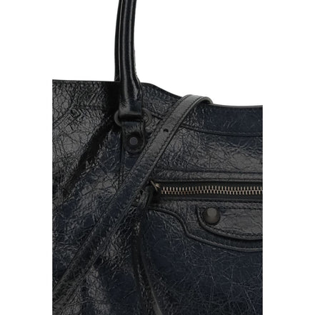 Sac bandoulière Balenciaga en agneau noir Ovis Aries Aries