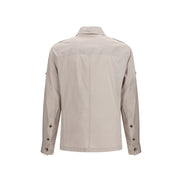 Manteau en coton beige Brunello Cucinelli