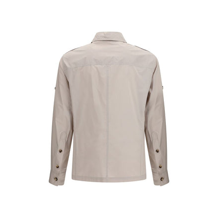 Cappotto Brunello Cucinelli in cotone beige