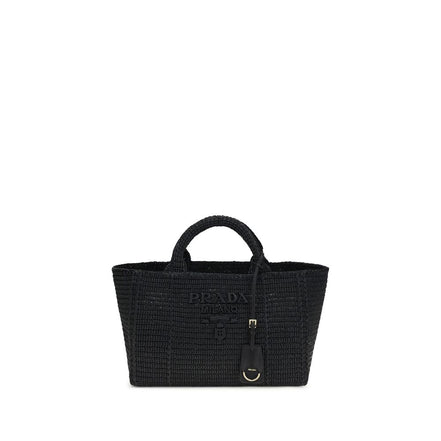 Sac à bandoulière Prada en viscose noire