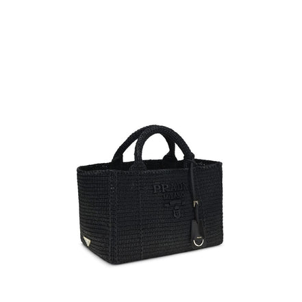 Sac à bandoulière Prada en viscose noire