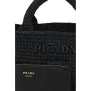 Sac à bandoulière Prada en viscose noire