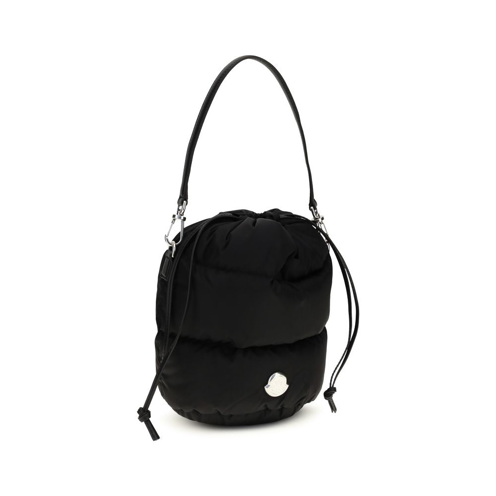 Sac seau Moncler noir en polyamide
