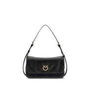 PINKO Black Love Click Soft Horizontal Shoulder Bag