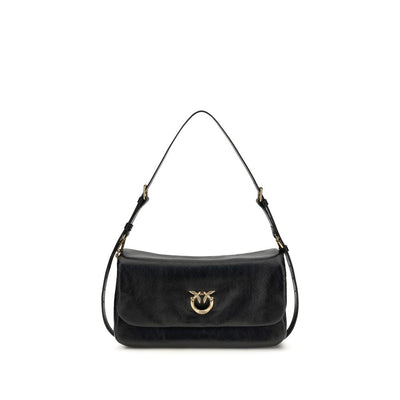 PINKO Black Love Click Soft Horizontal Shoulder Bag