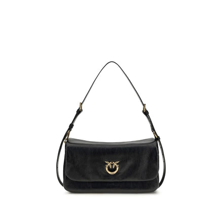 PINKO Black Love Click Soft Horizontal Shoulder Bag