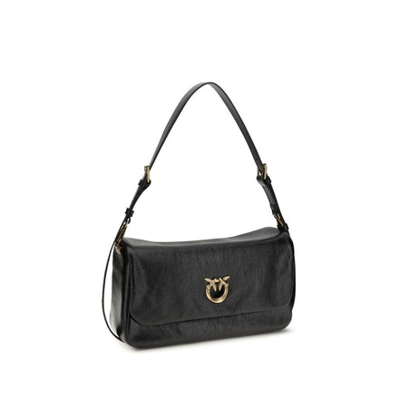 PINKO Black Love Click Soft Horizontal Shoulder Bag