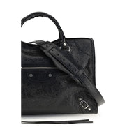 Balenciaga Black Lambskin Shoulder Bag