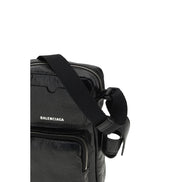 Sac bandoulière Balenciaga en agneau noir Ovis Aries Aries