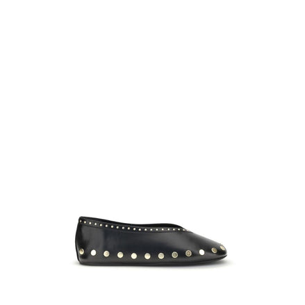 Ganni Black Ballet Flats