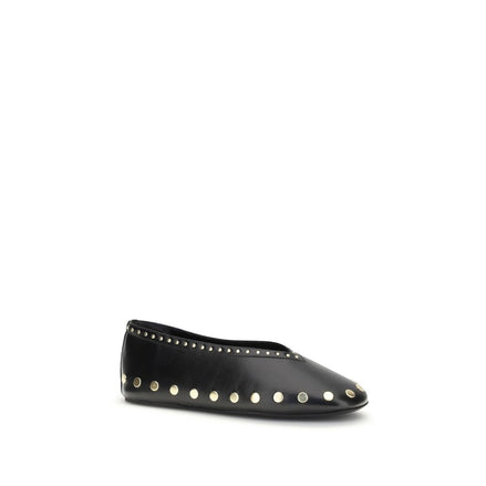 Ganni Black Ballet Flats