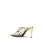 Giuseppe Zanotti Gold Stiletto Heel Sandals