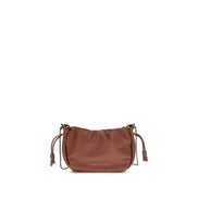 Brunello Cucinelli Brown Calf Leather Shoulder Bag