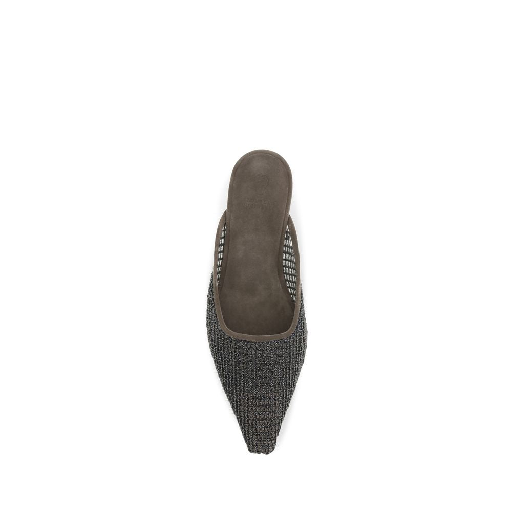 Brunello Cucinelli Brown Ballet Flats
