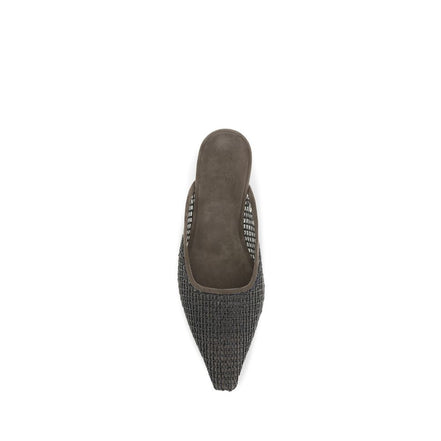 Brunello Cucinelli Brown Ballet Flats