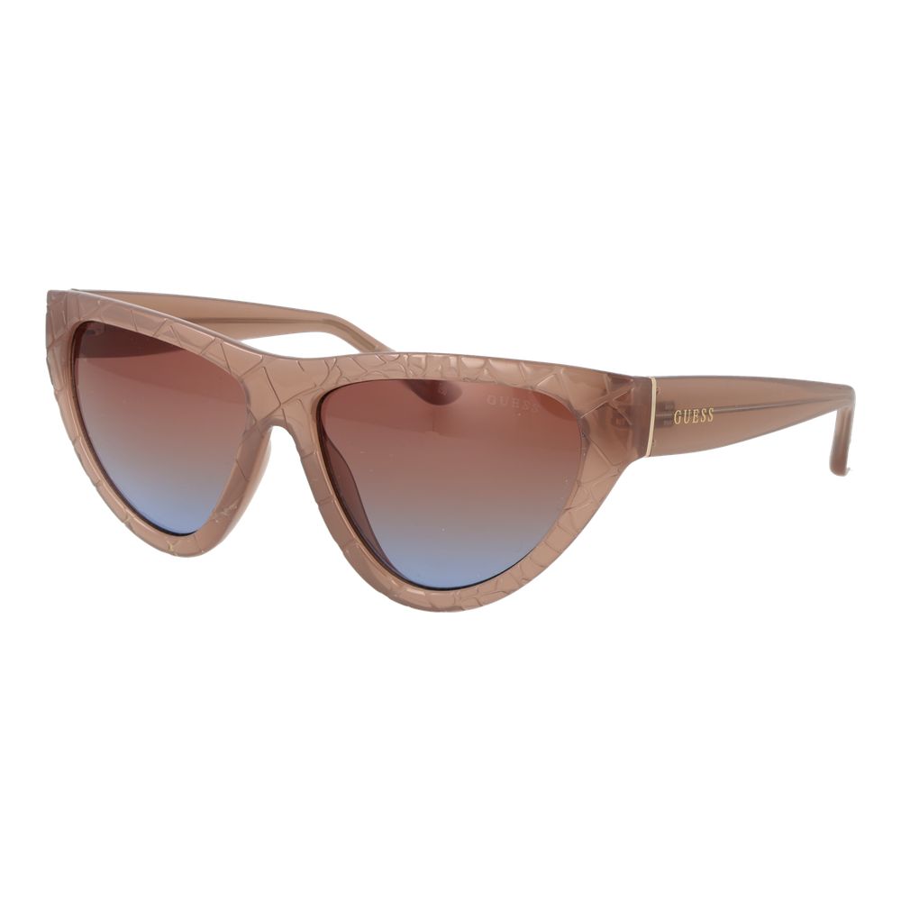 Lunettes de soleil Guess en plastique beige