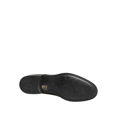 Scarpe eleganti stringate Derby Dolce & Gabbana da uomo in pelle di vitello nera