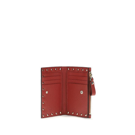 Portefeuille en cuir de veau multicolore Bos Taurus Valentino Garavani