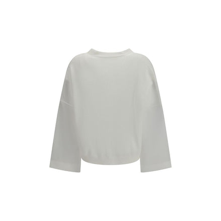 Brunello Cucinelli White Cotton Cardigan