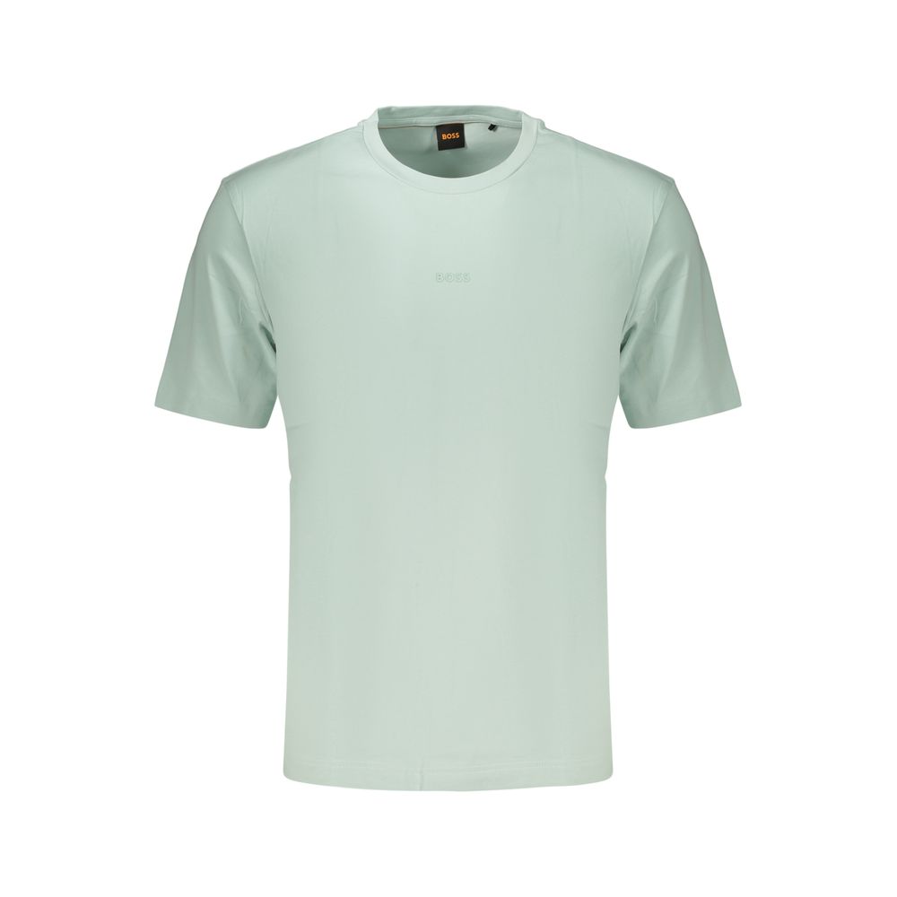 T-shirt Hugo Boss Verde en coton pour homme