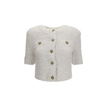 Gilet Balmain en polyamide blanc