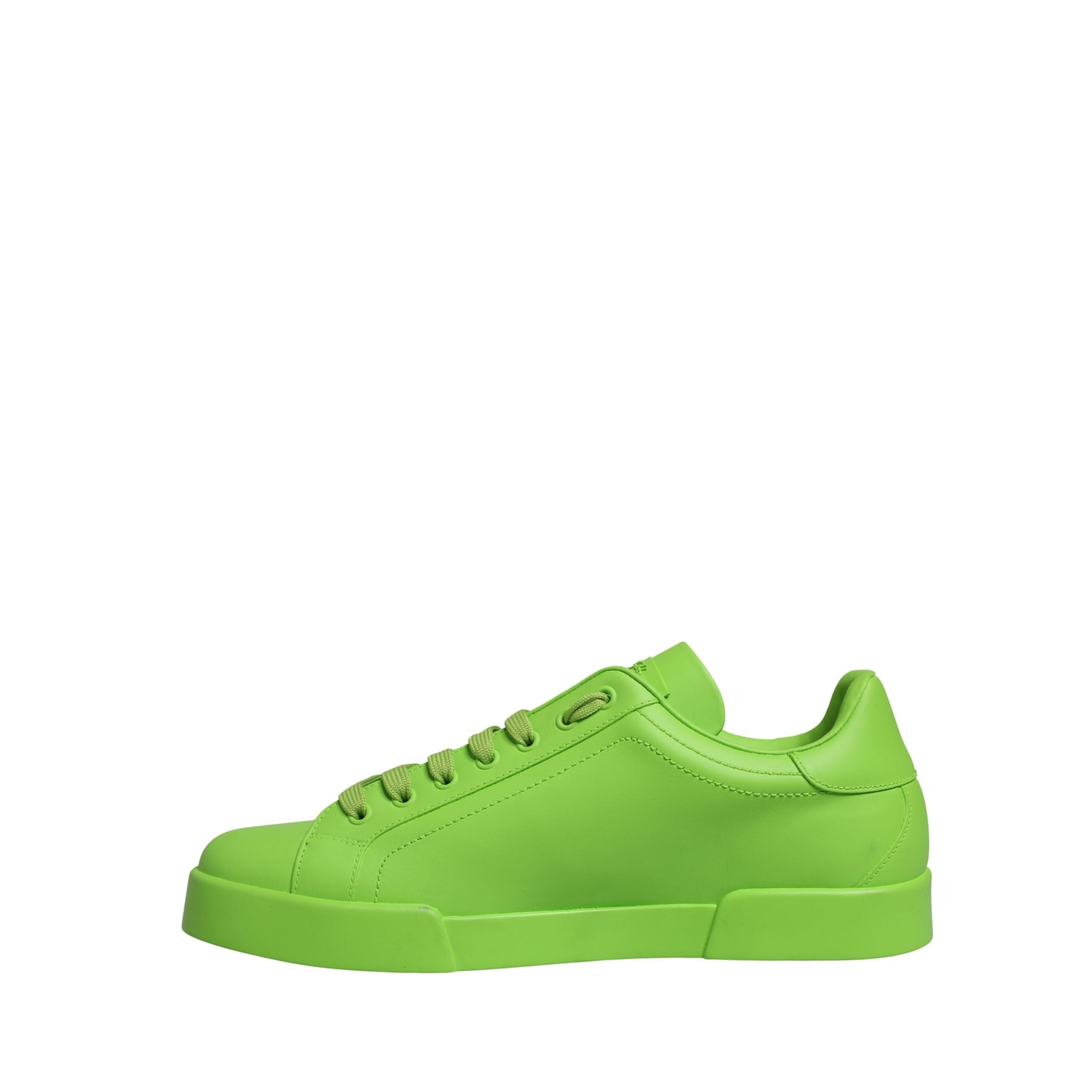 Scarpe da ginnastica basse Dolce & Gabbana Portofino in pelle verde