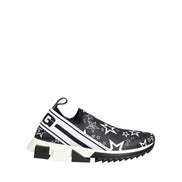 Dolce & Gabbana Sneakers Sorrento Nere con Logo Stelle