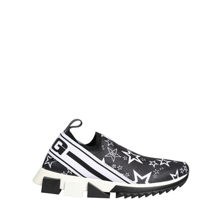 Dolce & Gabbana Black Stars Logo SORRENTO Sneakers