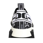 Dolce & Gabbana Sneakers Sorrento Nere con Logo Stelle