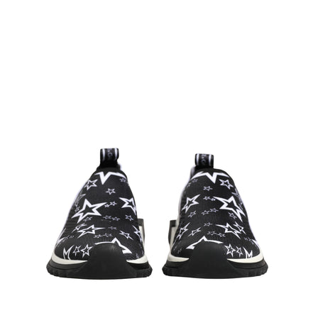 Dolce & Gabbana Sneakers Sorrento Nere con Logo Stelle