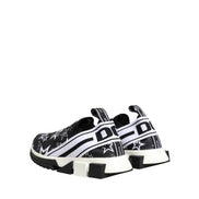 Dolce & Gabbana Sneakers Sorrento Nere con Logo Stelle