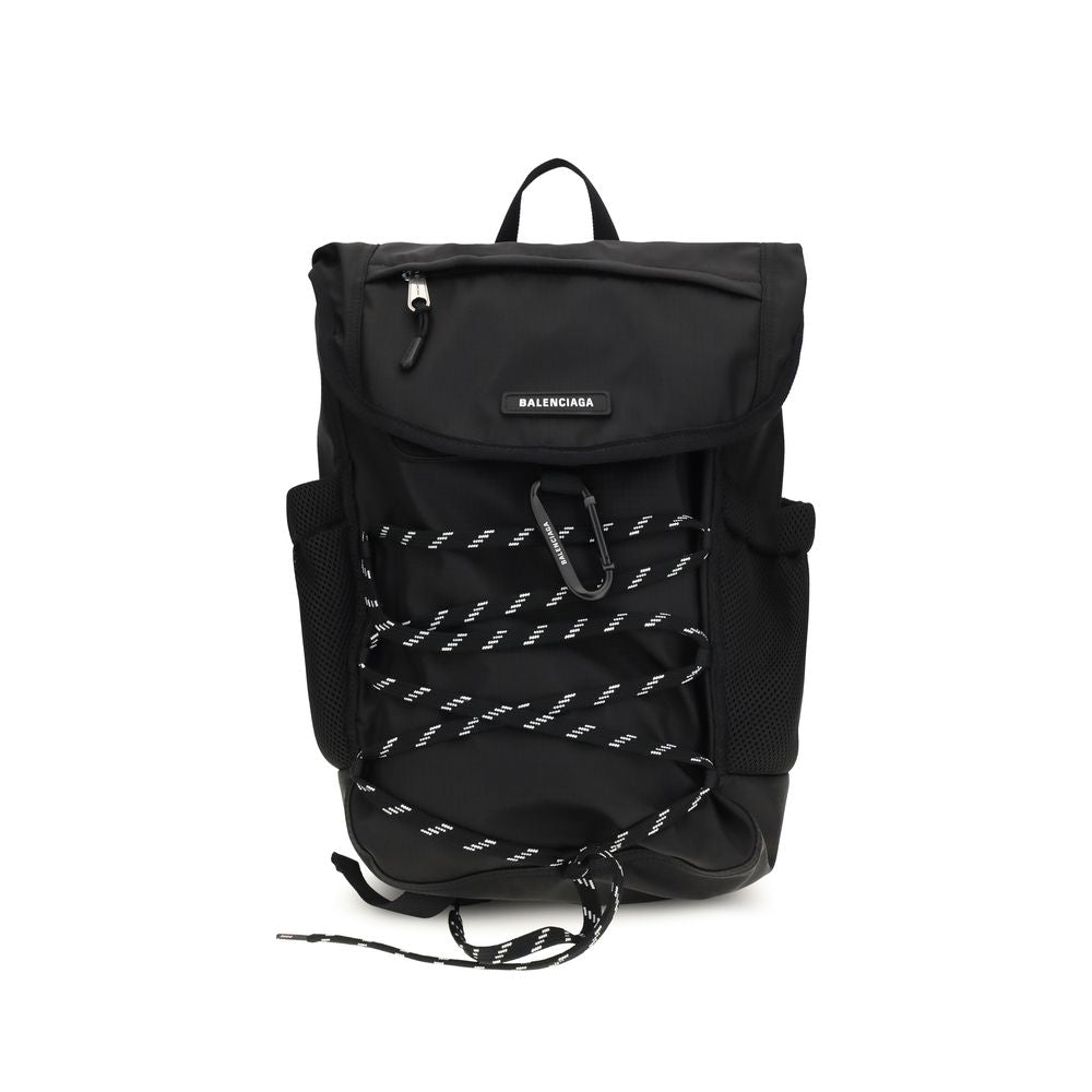 Sac à dos Balenciaga en nylon noir