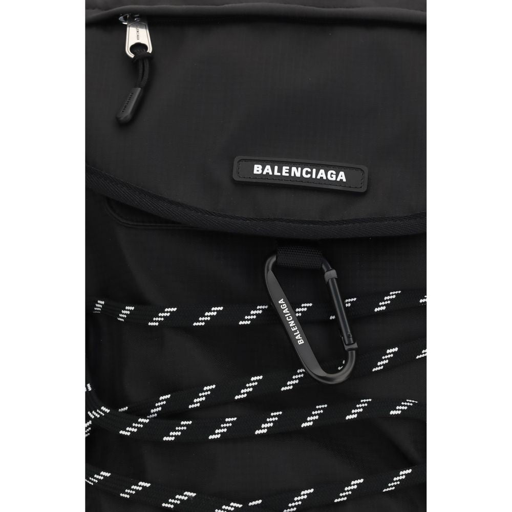 Sac à dos Balenciaga en nylon noir
