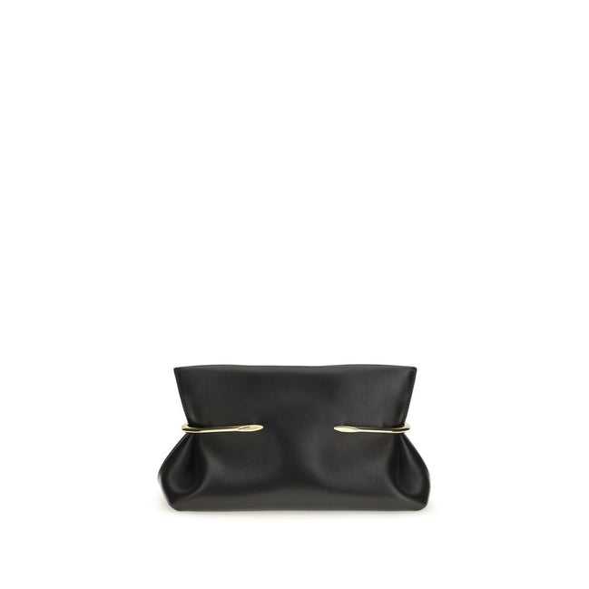 Givenchy Black Napa Leather Clutch Bag