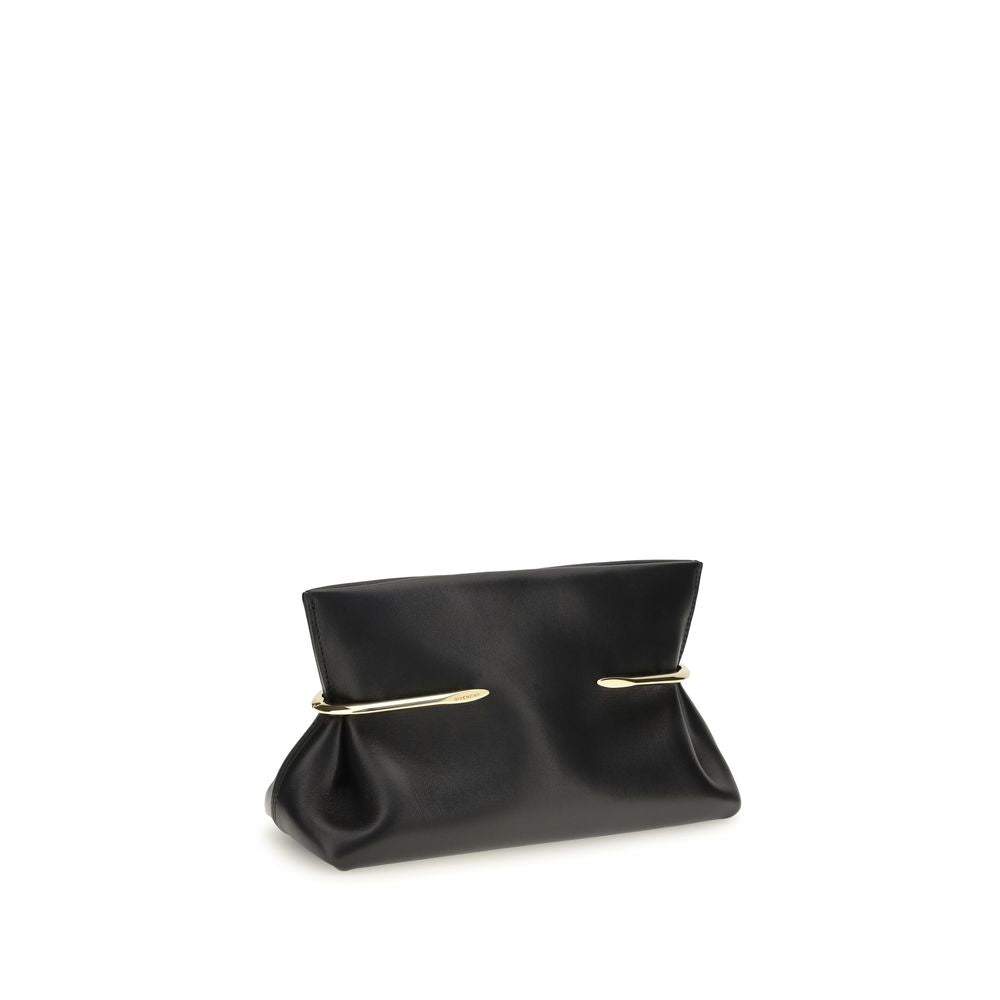 Givenchy Black Napa Leather Clutch Bag