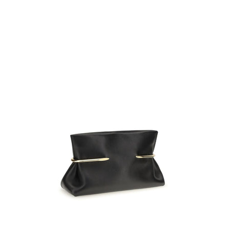 Givenchy Black Napa Leather Clutch Bag
