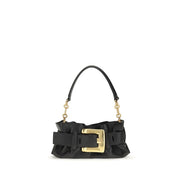 Balmain Black Calf Leather Shoulder Bag - Women