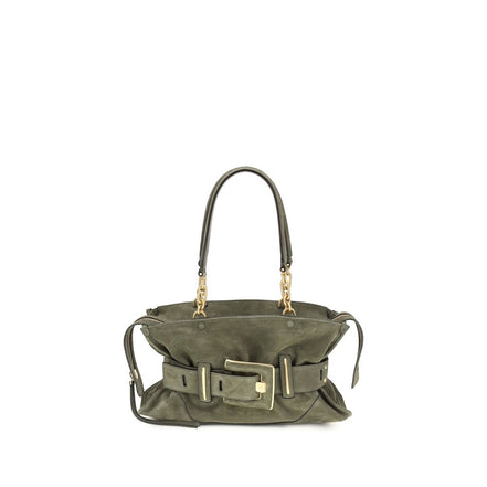 Sac à main Balmain en cuir de veau bicolore Bos Taurus